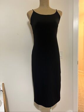 Ambience Classic Black Slip Dress